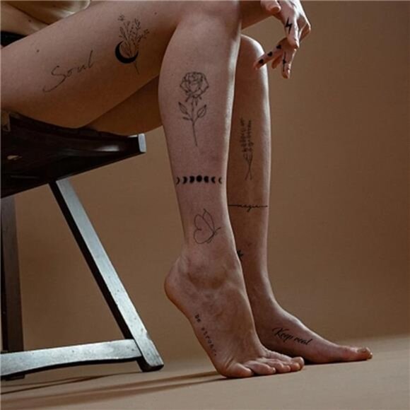 Realistic Temporary Tattoos for Women - 60 Sheets Tiny Small Removable Adult - Picture 12 of 16